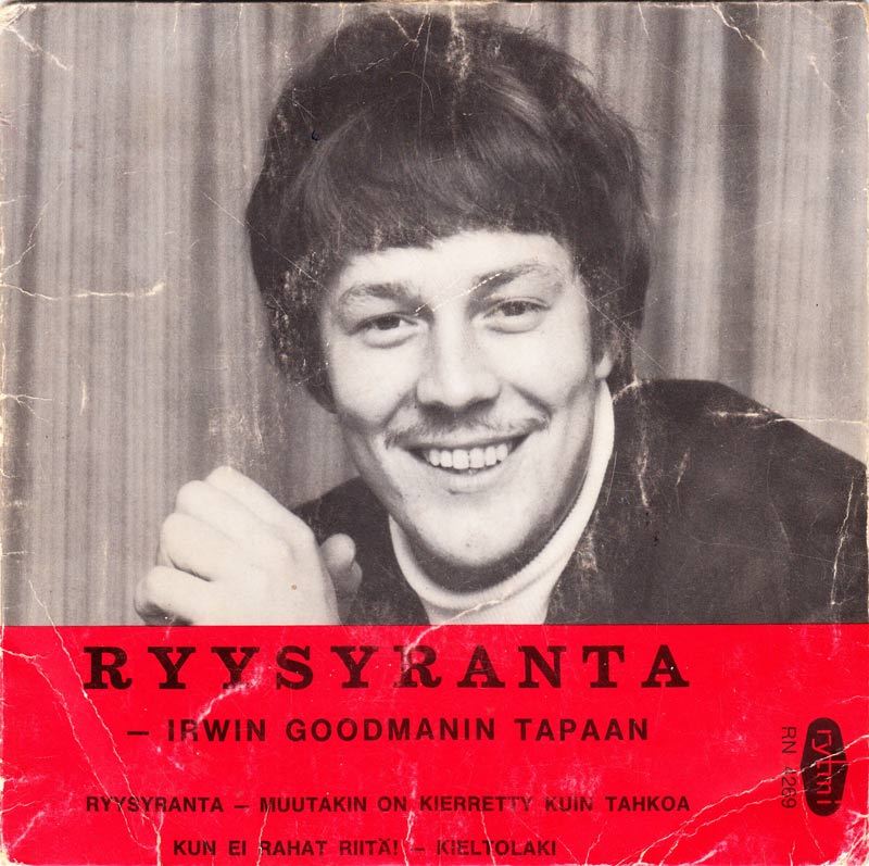 Album cover art for "Ryysyranta" by Irwin Goodman