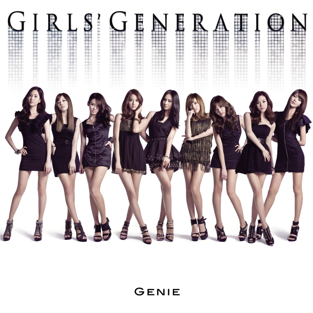 Album cover art for "GENIE (Japanese Version)" by Girls’ Generation (소녀시대)