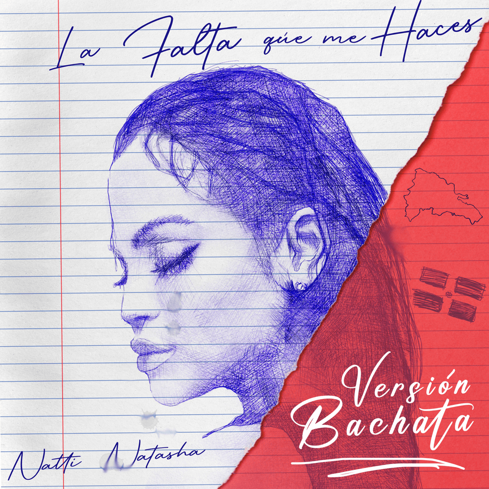 Album cover art for "LA FALTA QUE ME HACES (Versión Bachata)" by NATTI NATASHA