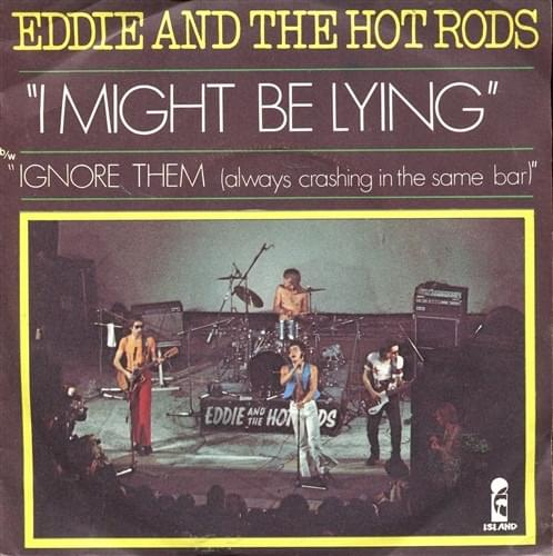 Album cover art for "I Might Be Lying" by Eddie and the Hot Rods