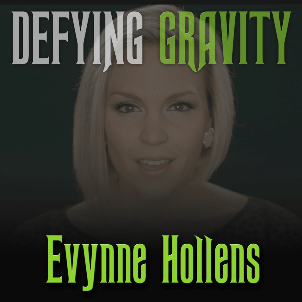Album cover art for "Defying Gravity" by Evynne Hollens