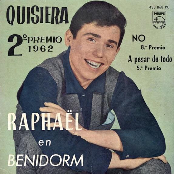 Album cover art for "Quisiera" by Raphael (ESP)