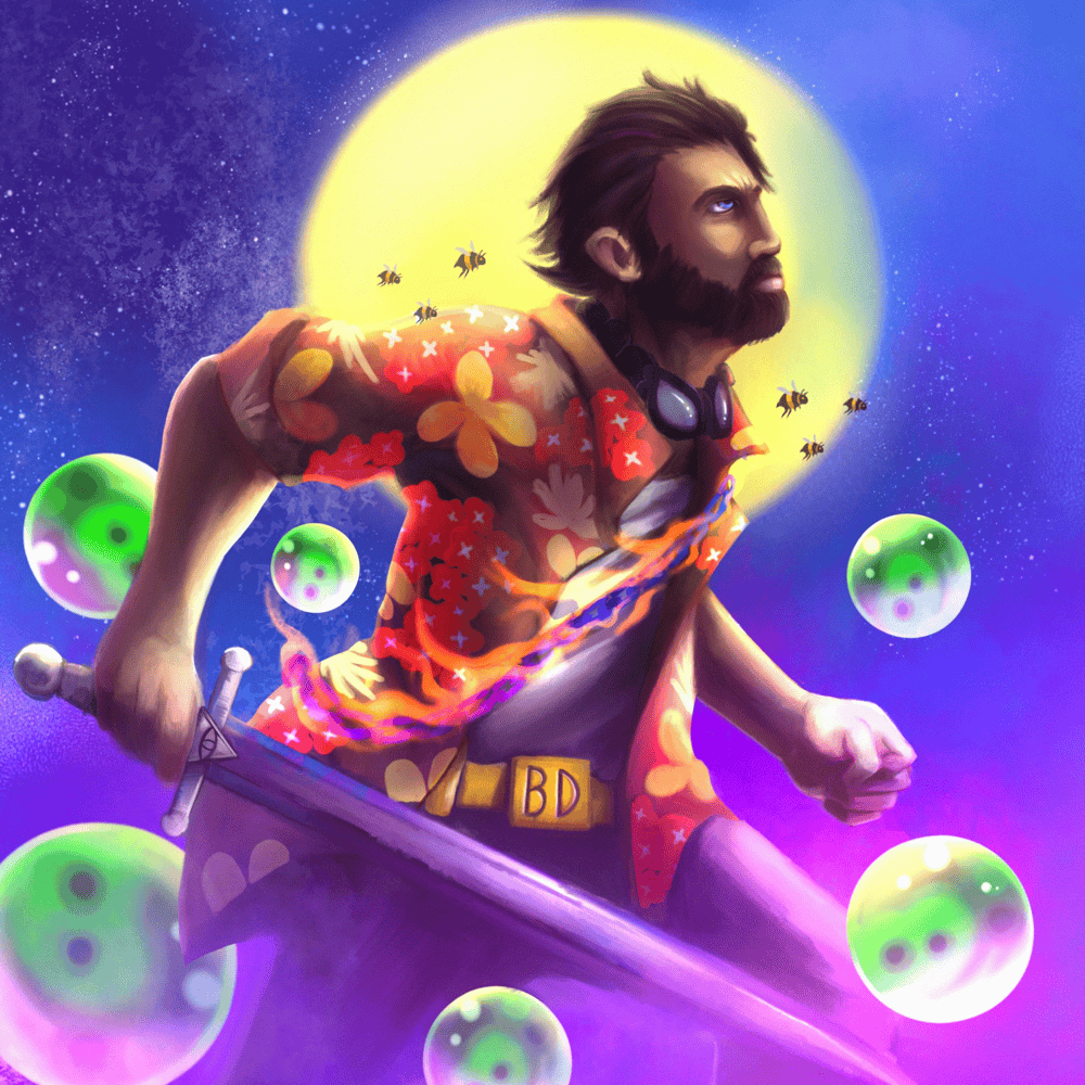 Album cover art for "Uncaged" by JT Music & Dreaded Yasuke & Achievement Hunter & GameboyJones & The Stupendium & VideoGameRapBattles & Omega Sparx & MC Lars & NerdOut & Bonecage & Rockit Music & Andrea Storm Kaden & ChewieCatt & Funhaus & Dan Bull & Rustage & Neebs Gaming