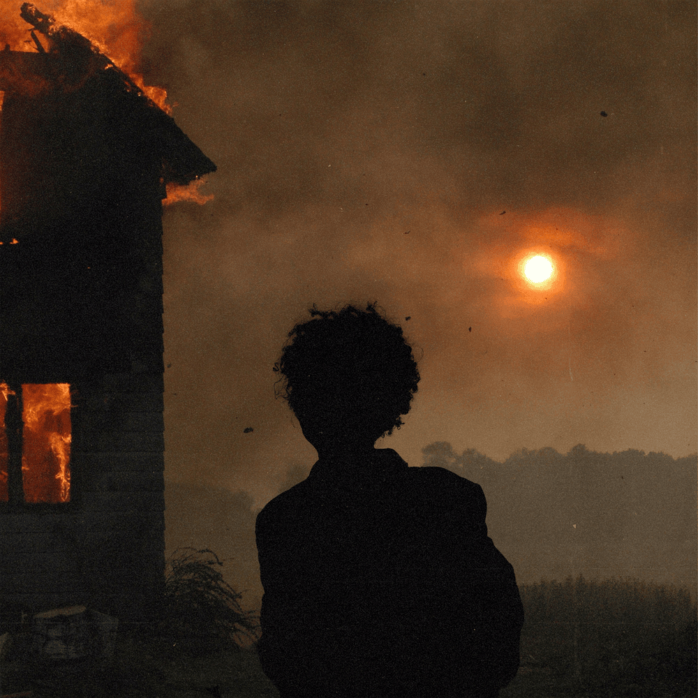Album cover art for "House On Fire" by iann dior