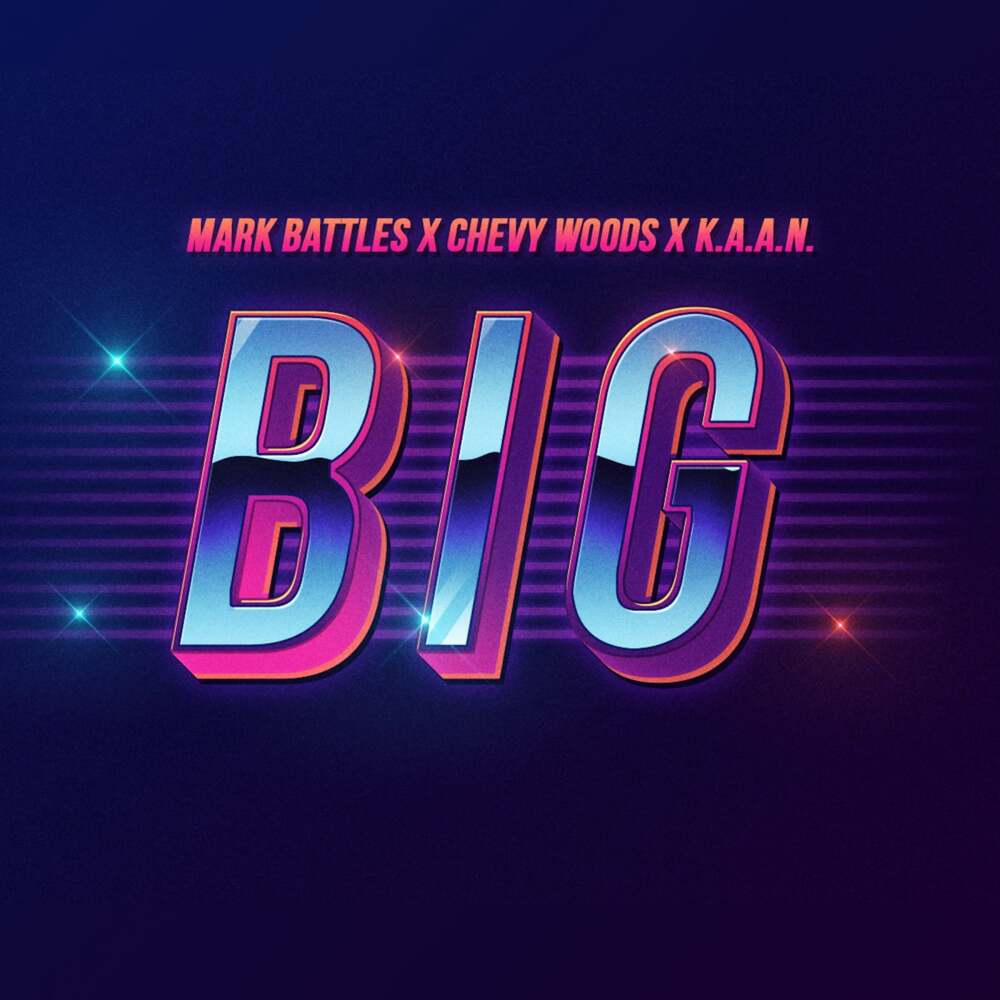Album cover art for "BIG" by Mark Battles & K.A.A.N. & Chevy Woods
