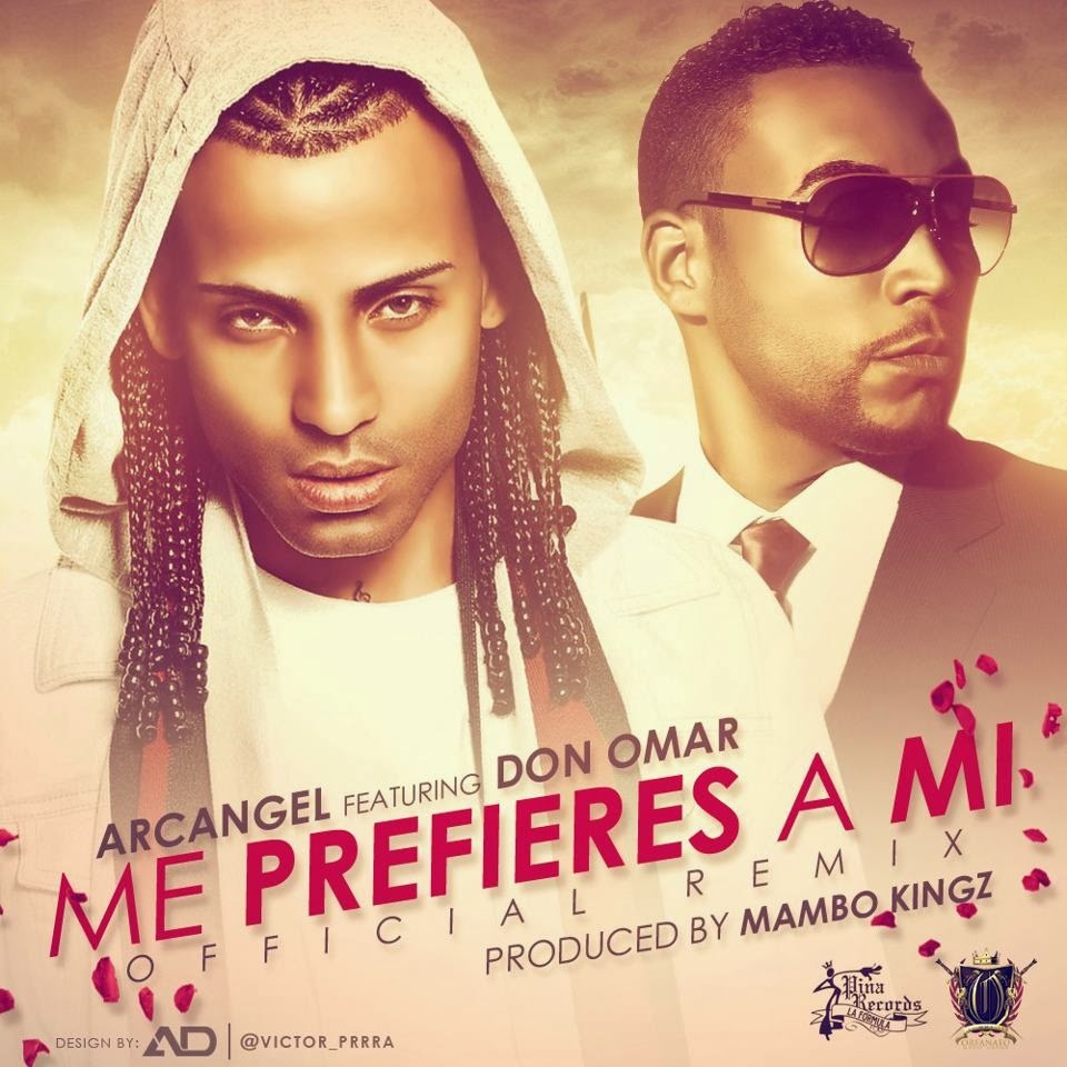 Album cover art for "Me Prefieres A Mí (Remix)" by Arcángel & Don Omar