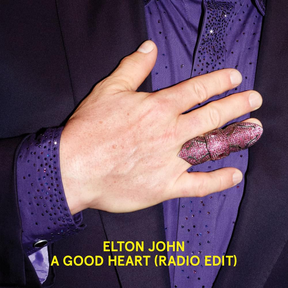 Album cover art for "A Good Heart" by Elton John