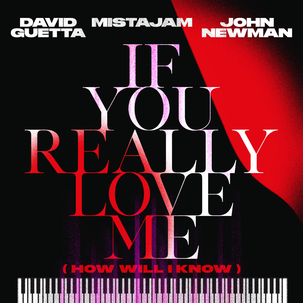 Album cover art for "If You Really Love Me (How Will I Know)" by David Guetta