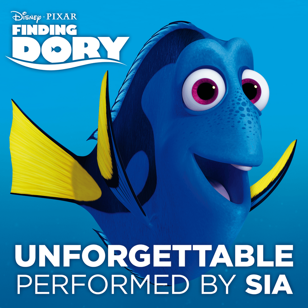 Album cover art for "Unforgettable" by Sia