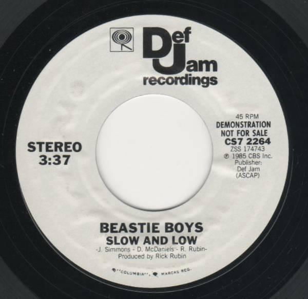 Album cover art for "Slow and Low" by Beastie Boys