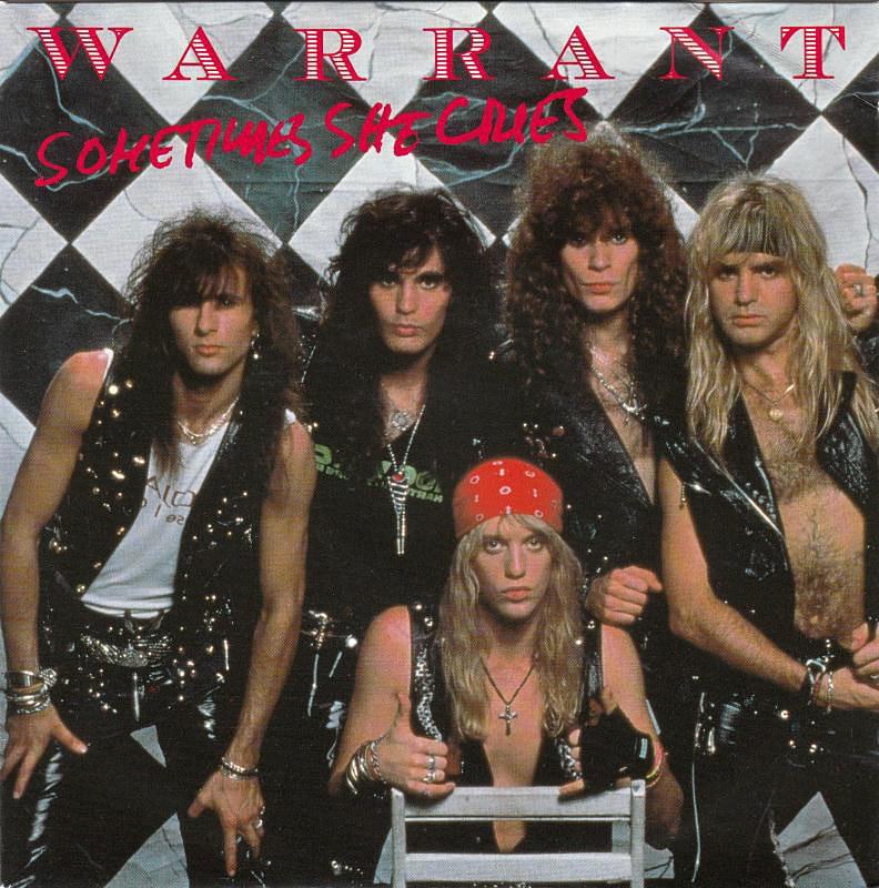 Album cover art for "Sometimes She Cries" by Warrant