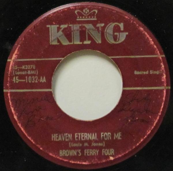 Heaven Eternal for Me by Brown’s Ferry Four