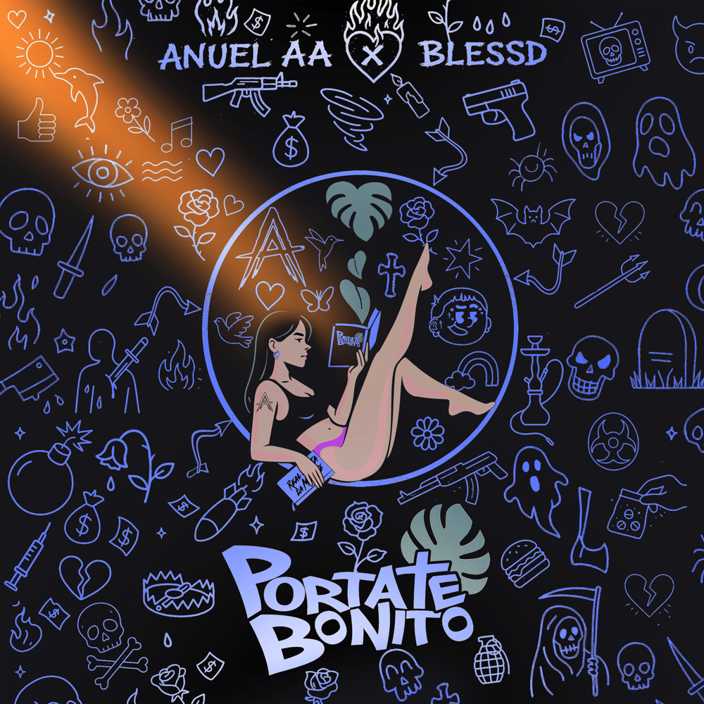 Album cover art for "Portate Bonito" by Anuel AA