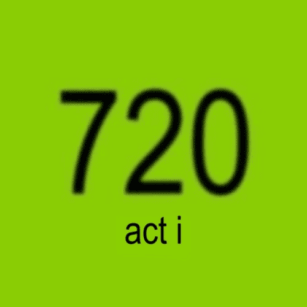 Cover image for 720 ACT I