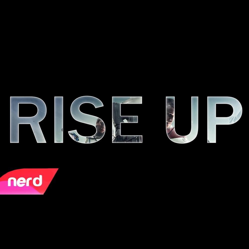 Album cover art for "Rise Up" by NerdOut & Meganyy