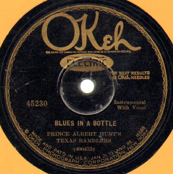 Blues in a Bottle by Prince Albert Hunt’s Texas Ramblers
