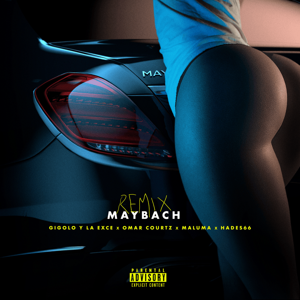 Album cover art for "Maybach (Remix)" by Gigolo Y La Exce & Omar Courtz