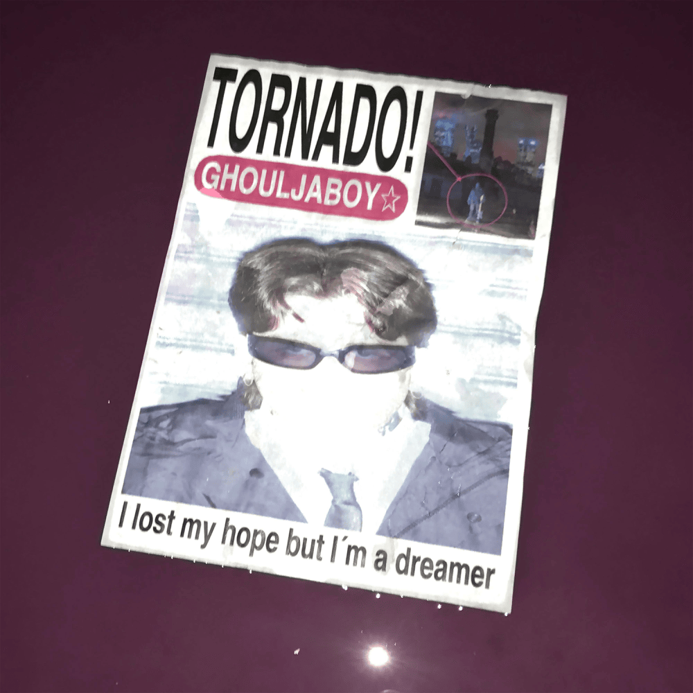 Album cover art for "TORNADO!" by Ghouljaboy