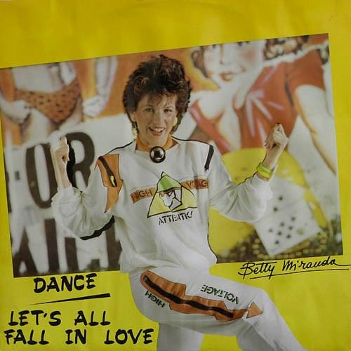 Album cover art for "Let’s All Fall in Love" by Betty Miranda