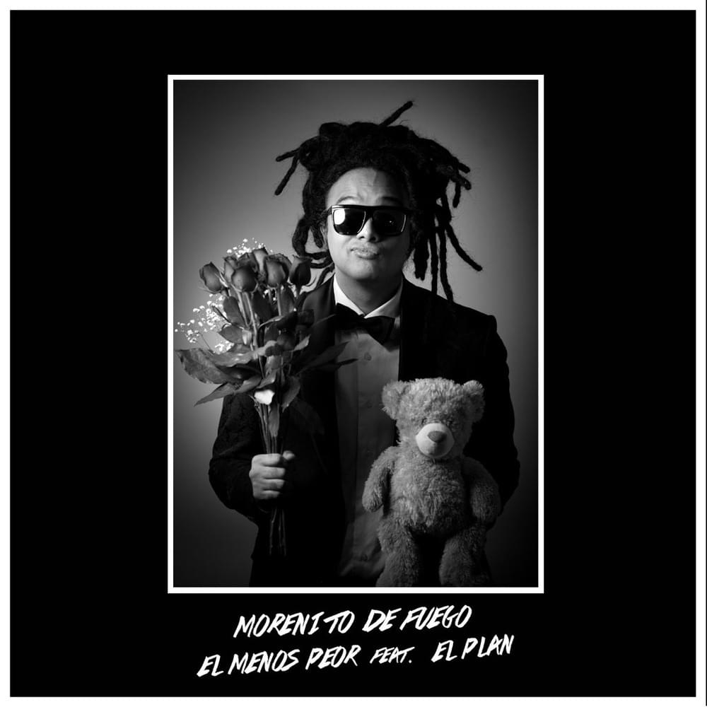 Album cover art for "El Menos Peor" by Morenito de Fuego & El Plan
