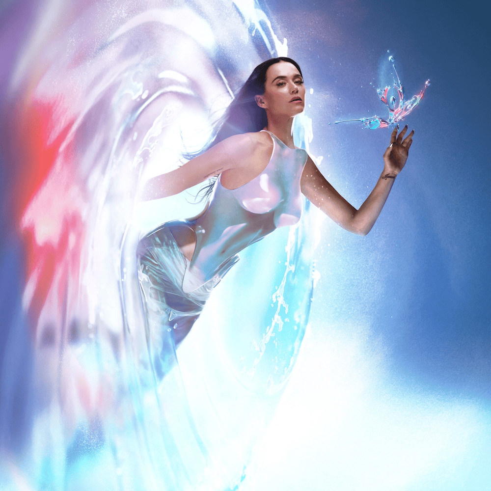 Album cover art for "OK" by Katy Perry