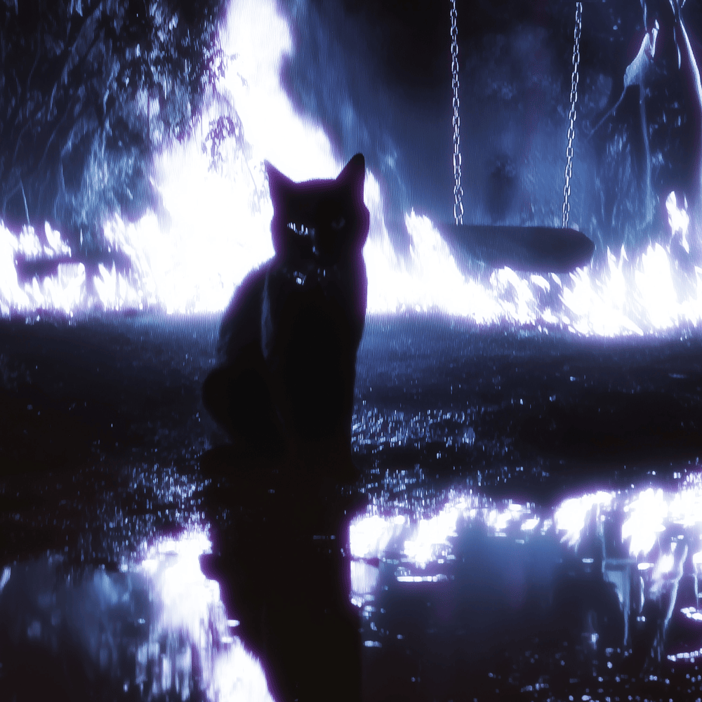 Album cover art for "MI GATA" by Junior H