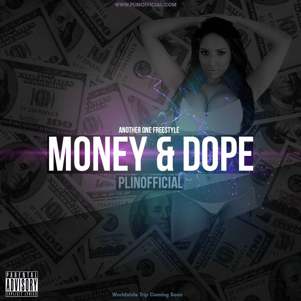 Album cover art for "Money & Dope" by PlinOfficial