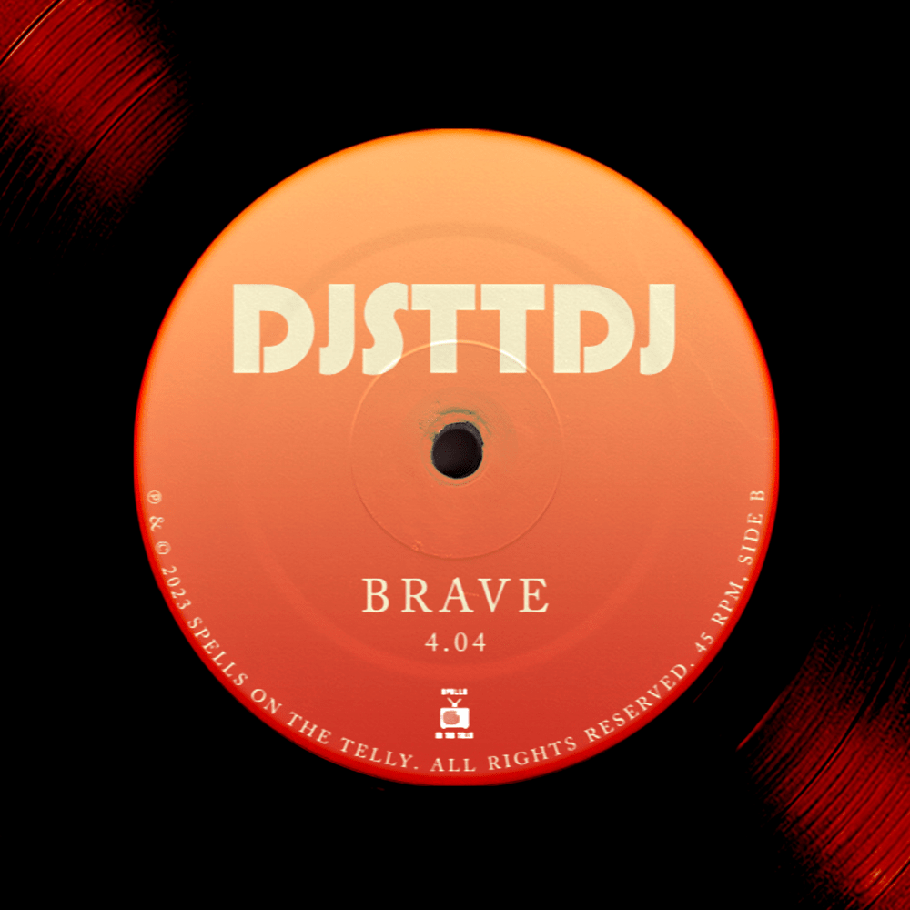 Album cover art for "Brave" by DJ Sabrina The Teenage DJ
