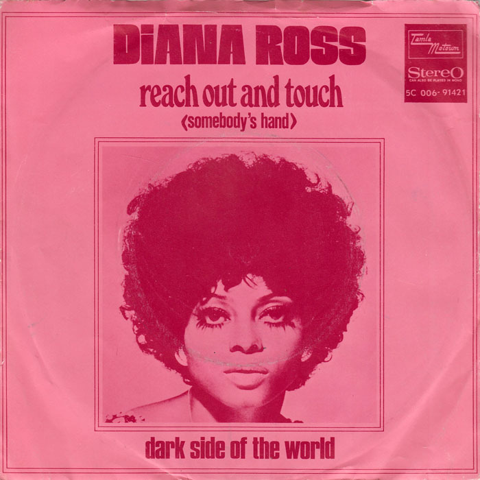 Album cover art for "Reach Out and Touch (Somebody’s Hand)" by Diana Ross