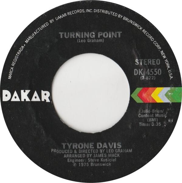 Turning Point by Tyrone Davis