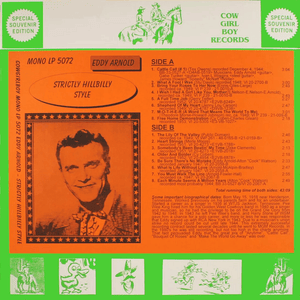 Album cover art for "A Full Time Job" by Eddy Arnold
