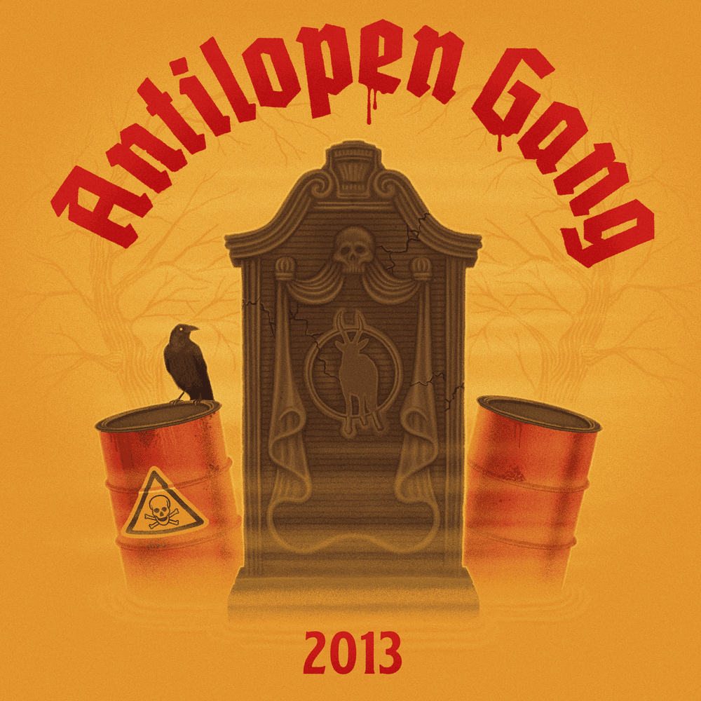 Album cover art for "2013" by Antilopen Gang