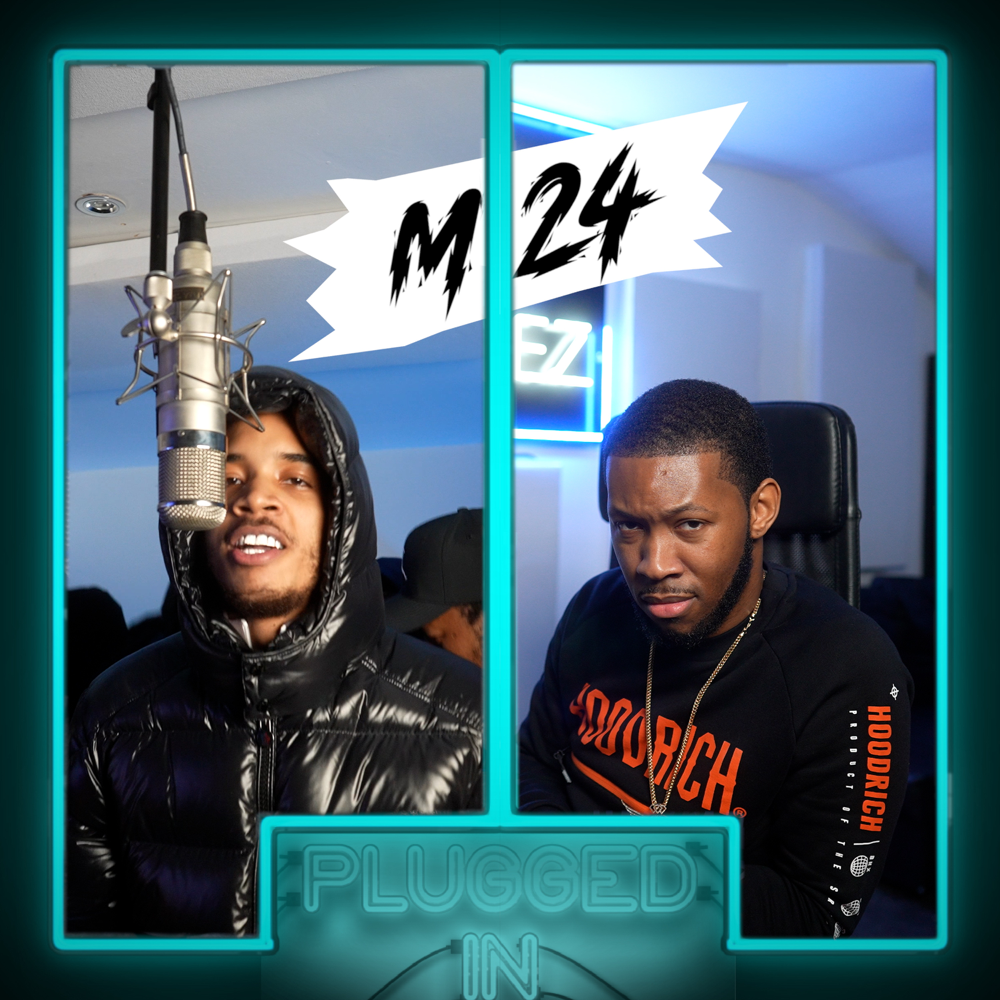 Album cover art for "M24 x Fumez the Engineer - Plugged In" by Fumez The Engineer
