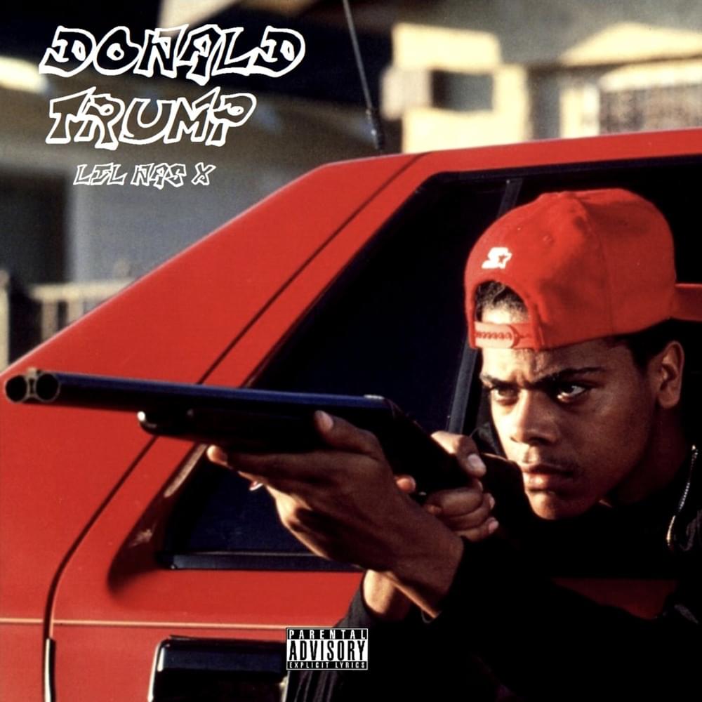 Album cover art for "Donald Trump" by Lil Nas X