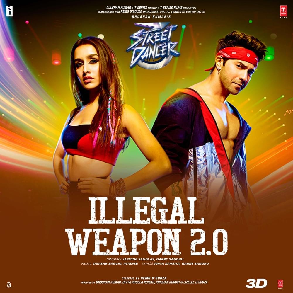 Album cover art for "Illegal Weapon 2.0" by Jasmine Sandlas & Garry Sandhu
