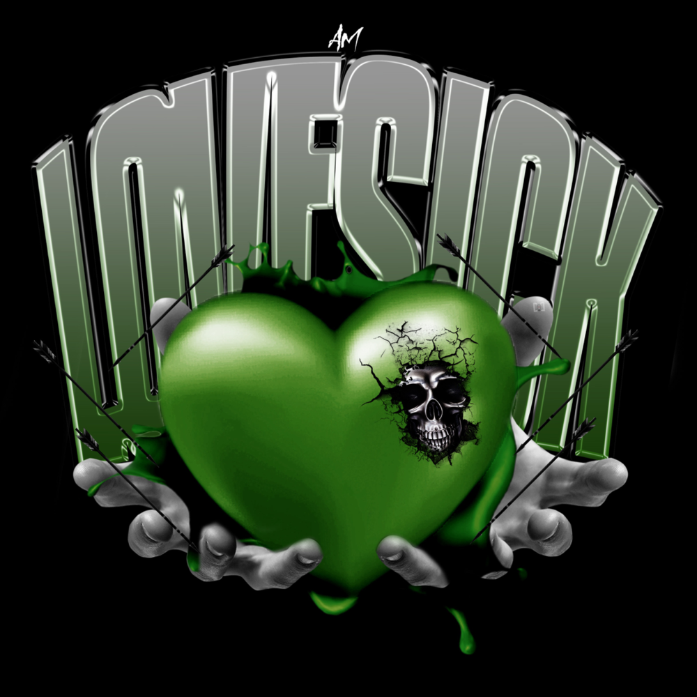 Album cover art for "Love Sick" by A.M (410)