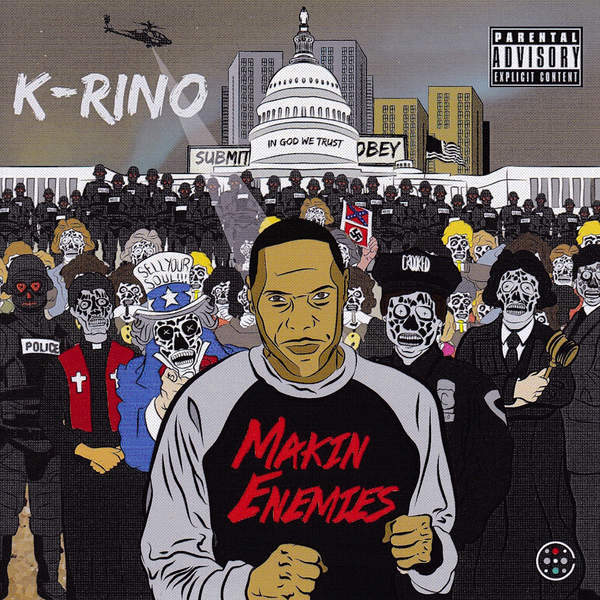 Album cover art for "Head Punches" by K-Rino