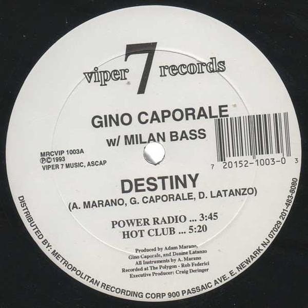 Album cover art for "Destiny" by Gino Caporale & Milan Bass