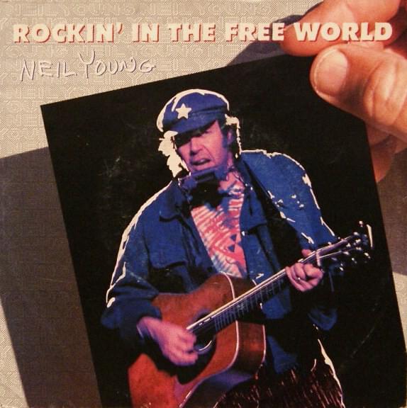 Album cover art for "Rockin’ in the Free World (Electric)" by Neil Young