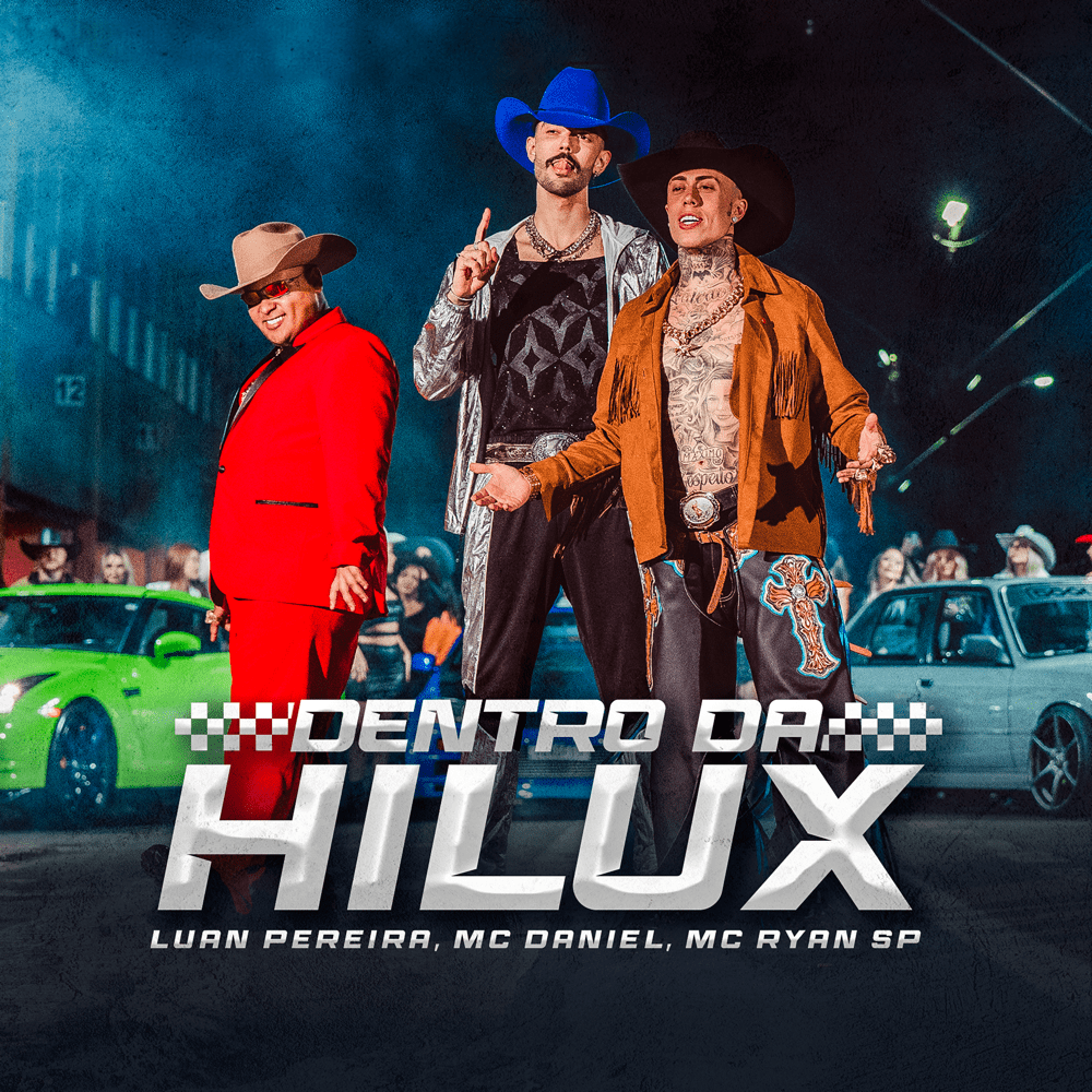 Album cover art for "DENTRO DA HILUX" by Luan Pereira
