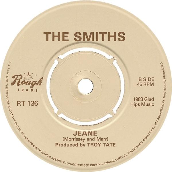 Album cover art for "Jeane" by The Smiths