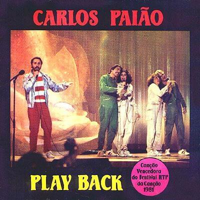 Album cover art for "Playback" by Carlos Paião