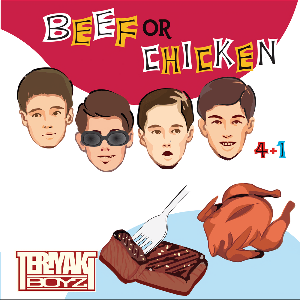 Album cover art for "超 L A R G E" by Teriyaki Boyz & Pharrell Williams