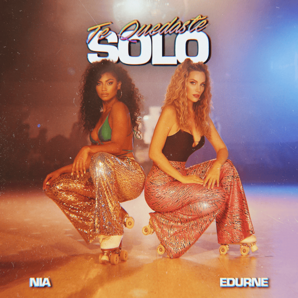 Album cover art for "Te Quedaste Solo" by Edurne