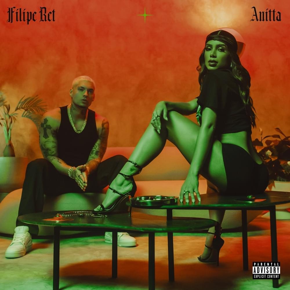 Album cover art for "Tudo Nosso" by Filipe Ret & Anitta