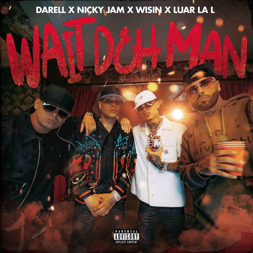 Album cover art for "Wait Deh Man" by Darell & Luar La L