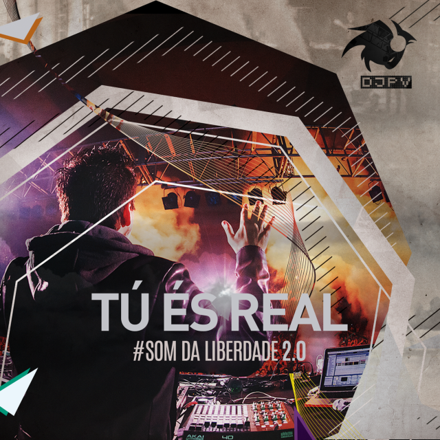 Album cover art for "Tu És Real" by DJ PV & Fernandinho & Gabriela Rocha
