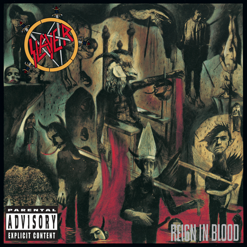 Album cover art for "Raining Blood" by Rockstar Games