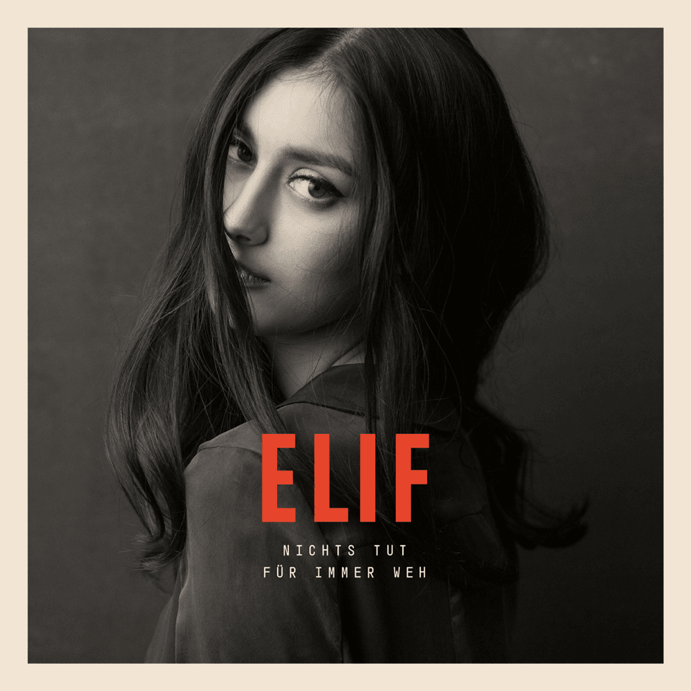 Album cover art for "Nichts tut für immer weh" by ELIF