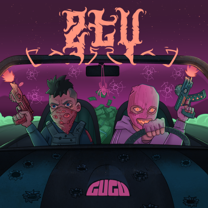 Album cover art for "Zły" by Szpaku & Zdechły Osa